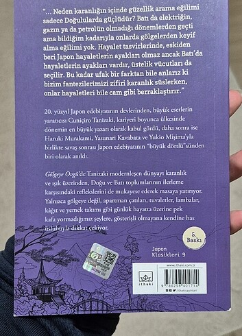 Japon klasikleri Gölgeye Övgü - Cuniçiro Tanizaki  - Görsel 3
