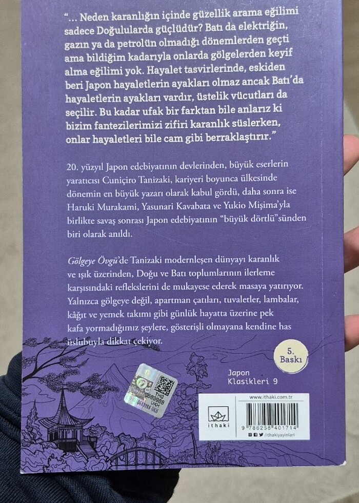 Japon klasikleri Gölgeye Övgü - Cuniçiro Tanizaki  - Görsel 3