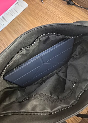 Siyah Büyük Çanta Kadın - Görsel 3