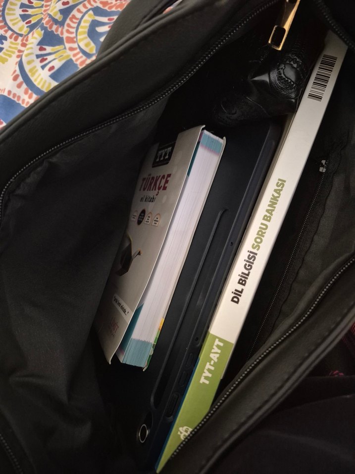 Siyah Büyük Çanta Kadın - Görsel 5