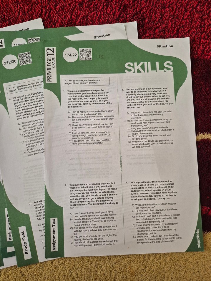 YDT skills testleri - ydspublishing - Görsel 2