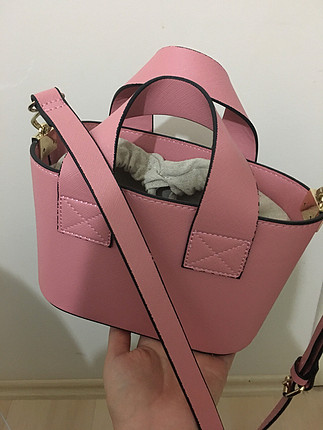 Zara Zara pembe mini çanta