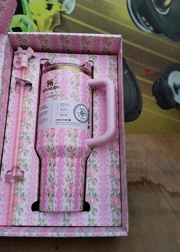 Pastel Pembe Stanley Termos Bardak Seti