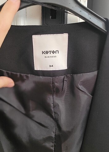 34 Beden Koton blazer ceket hic giyilmedi 34 beden