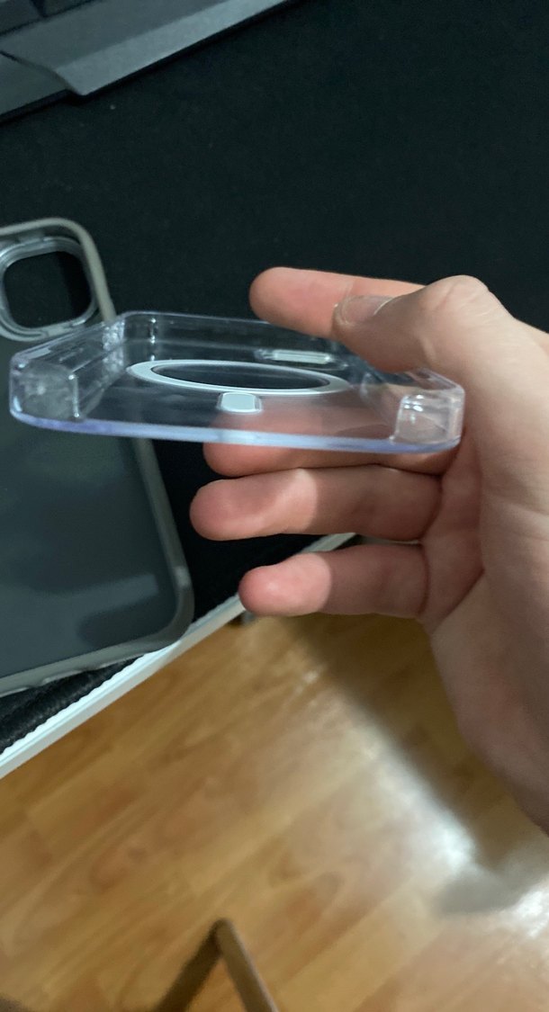 Şeffaf Gri Telefon Kılıfı 2 ADET - Görsel 3