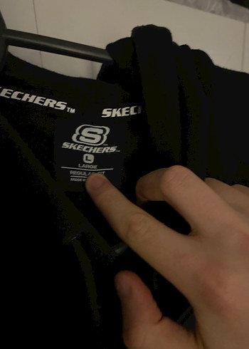 Skechers Siyah Regular Fit Erkek Sweatshirt - Görsel 4