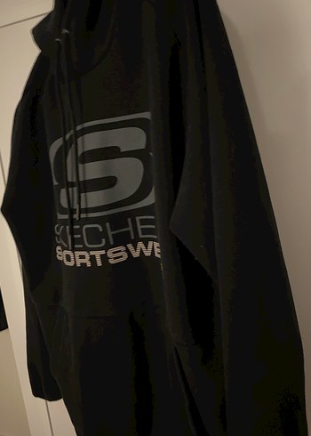 Skechers Siyah Regular Fit Erkek Sweatshirt - Görsel 3