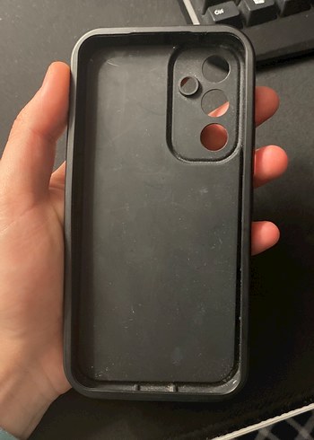 Siyah  Telefon Kılıfı Samsung Galaxy A54 Köşeli - Görsel 3