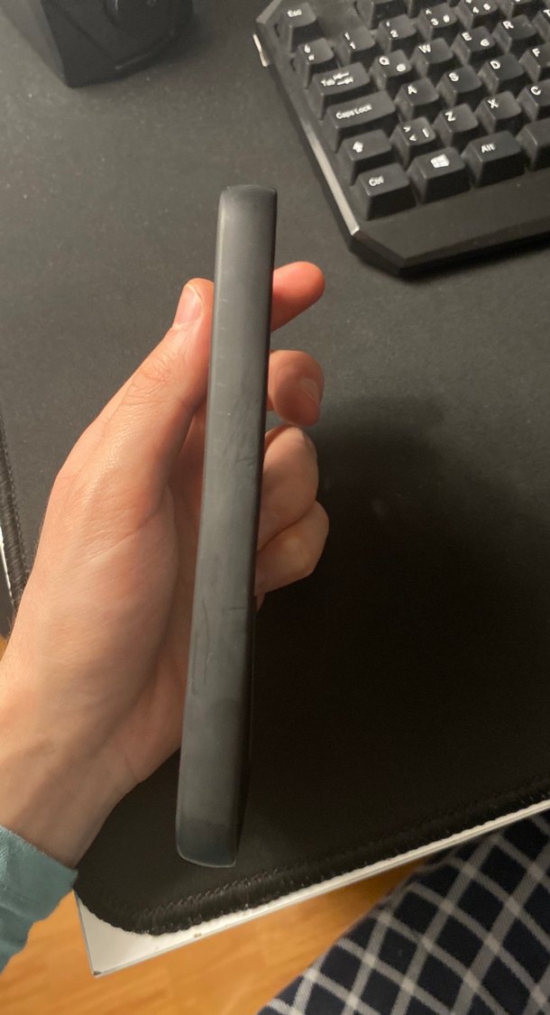 Siyah  Telefon Kılıfı Samsung Galaxy A54 Köşeli - Görsel 2