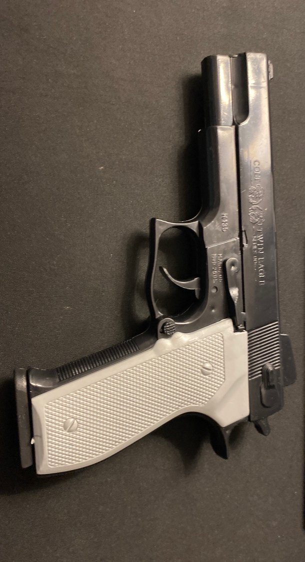 Gri Oyuncak Tabanca Boncuklu - Görsel 3