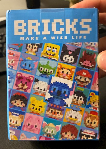 Mavi Lego Figür BRİCKS - Görsel 4