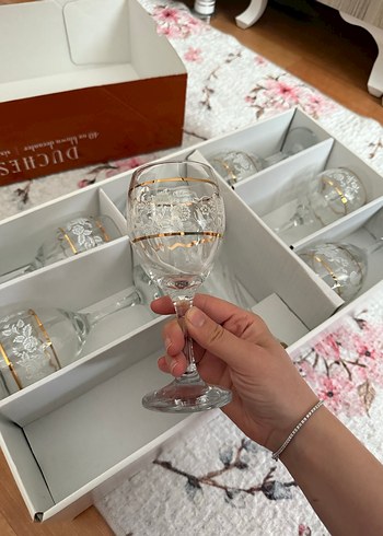 Paşabahçe Altın Detaylı 7 parça Kandilli meşrubat seti - Görsel 4