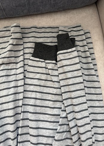 Erkek Gri Rahat Uzun Kollu 3 lü Pijama Takımı - Görsel 6