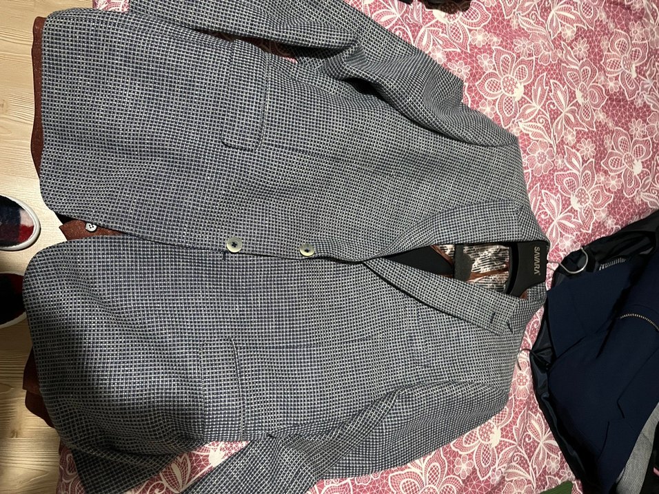 Düğmeli Kahverengi Erkek Takım Ceketi - Görsel 2