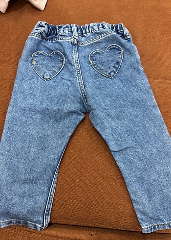 H&M Kemer Detaylı kız Çocuk Kot Pantolon