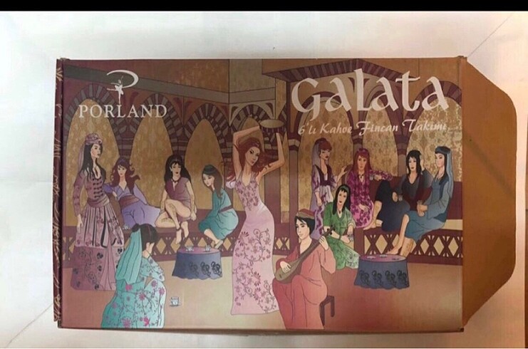 Porland Porland 6 kişilik kahve fincan takımı
