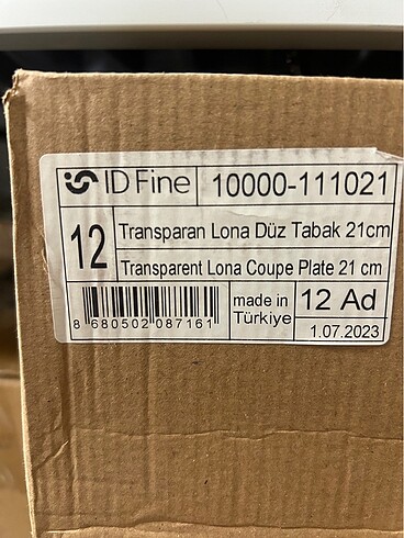 Beden Pasta tabağı 21 cm 12 adet