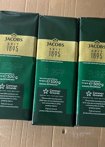 Diğer Jacobs Monarch öğütülmüş Filtre Kahve 3 paket 1,5 kg