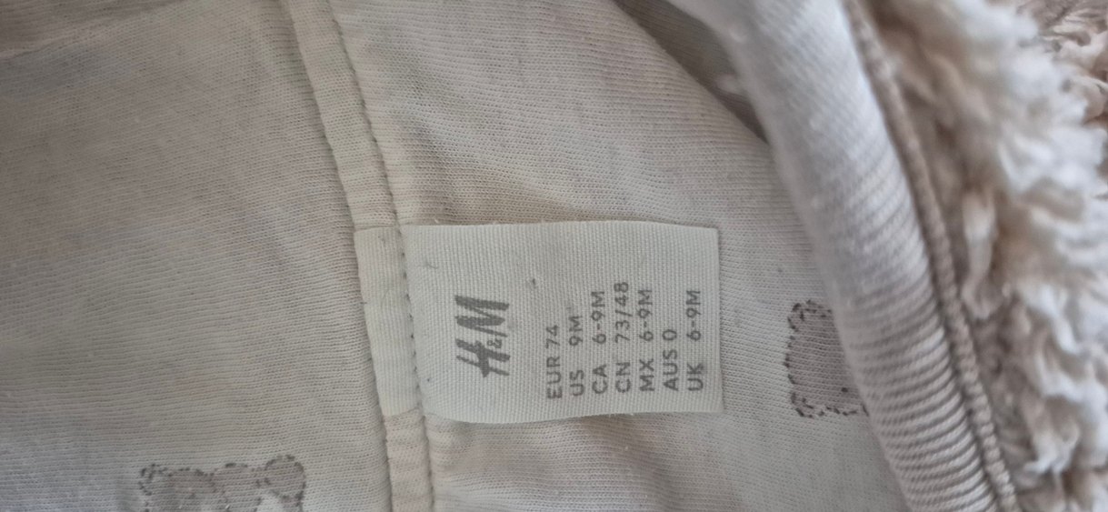 Bebek Bej Peluş Ceket - Görsel 3