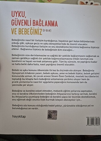 Uyku,Güvenli Bağlanma ve Bebeğiniz Kitap