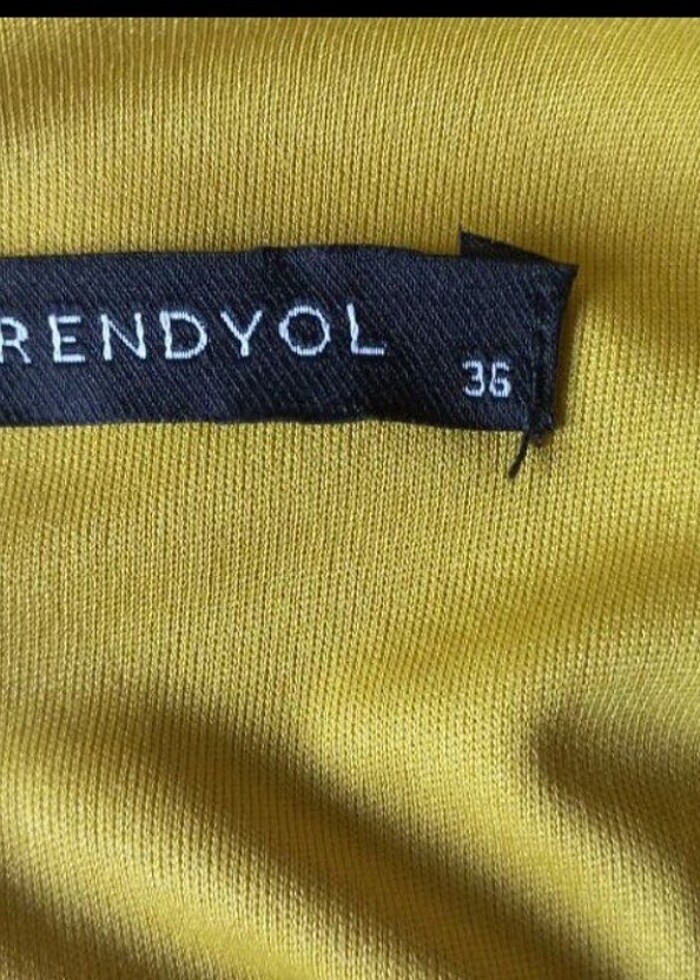 Zarif zamansız yağ yeşili elbise  - Görsel 3