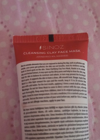 SiNOZ Arındırıcı Kil Maskesi - Görsel 3