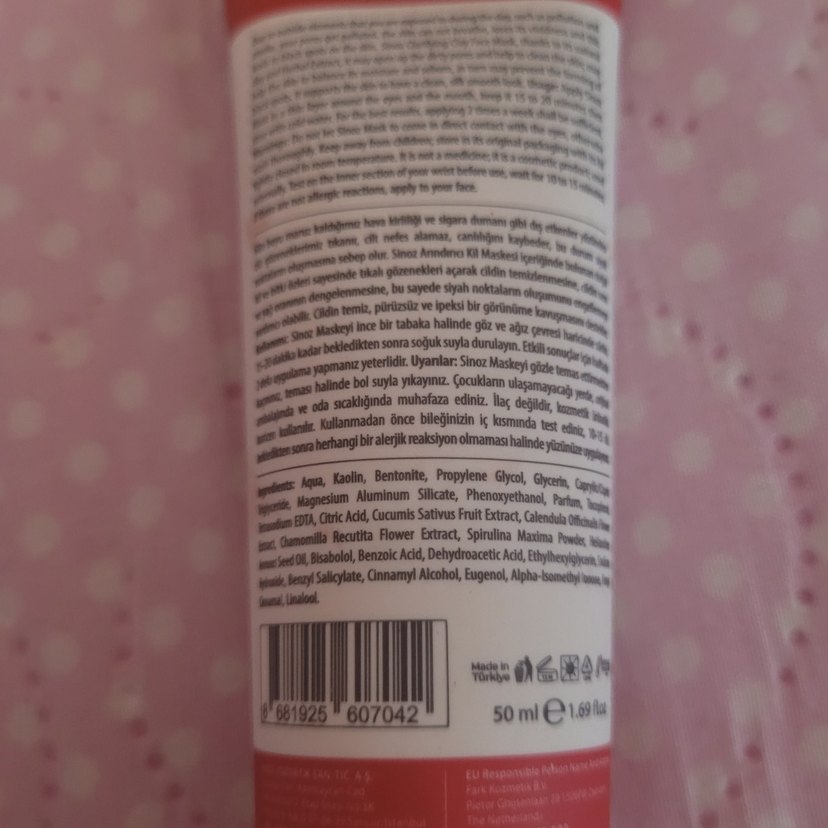 SiNOZ Arındırıcı Kil Maskesi - Görsel 2