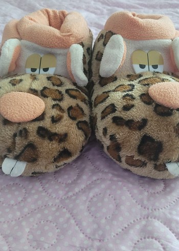 Leopar Desenli Sıcak Terlik - Görsel 5