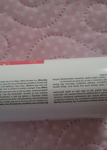 Bee Beauty Pembe Greyfurt Yüz Temizleme Köpüğü - Görsel 3