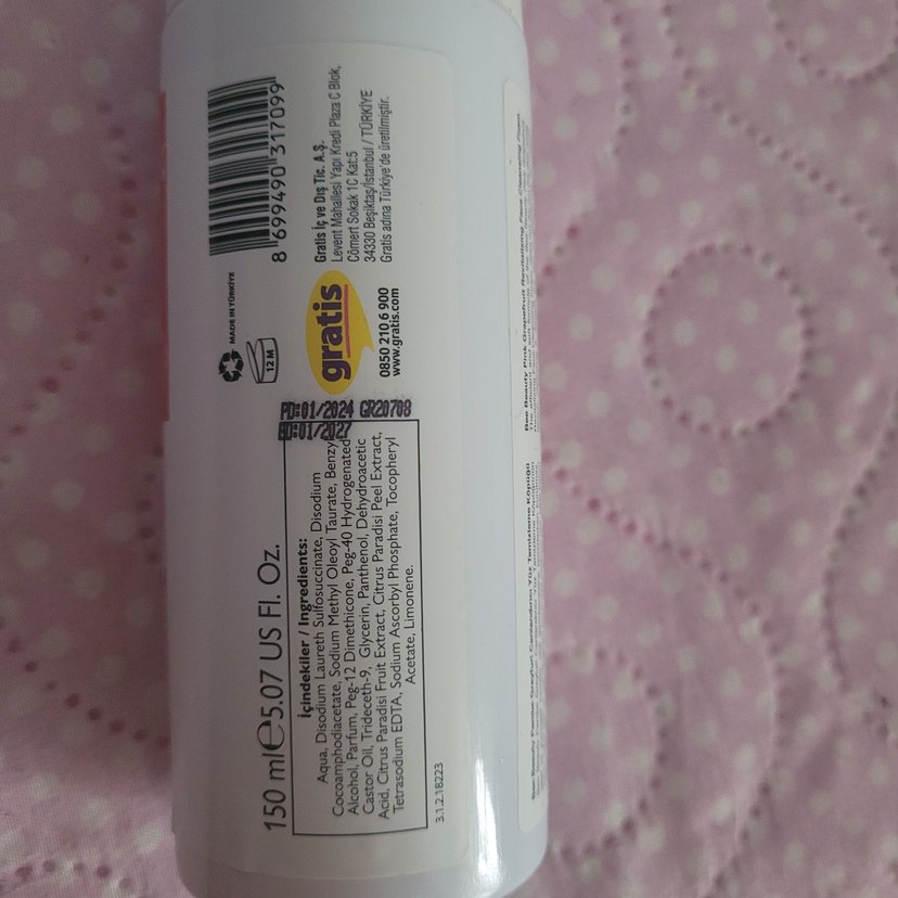 Bee Beauty Pembe Greyfurt Yüz Temizleme Köpüğü - Görsel 2