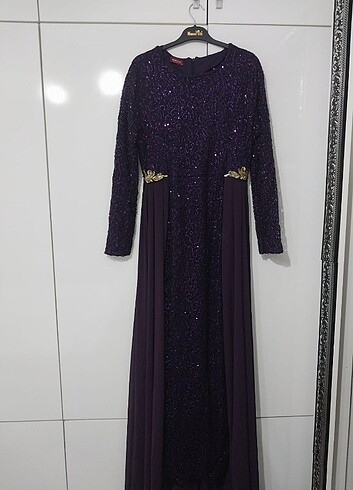 Abiye Tesettür moda selvi elbise