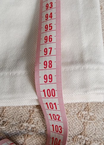 Beyaz Kadın kot   Pantolon - Görsel 4