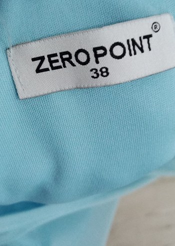 Mavi Drapeli Straplez Abiye Elbise - Görsel 5