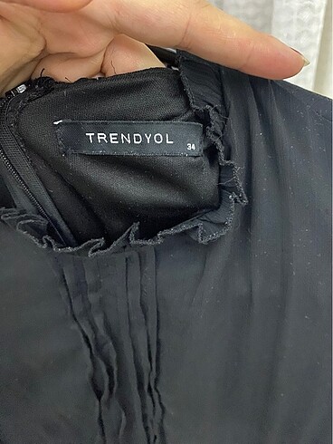 34 Beden Trendyol siyah elbise