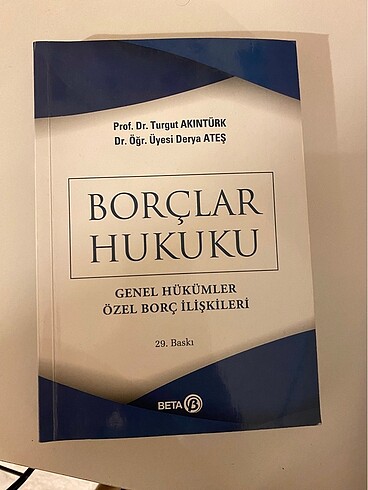 Borçlar Hukuku Kitabı