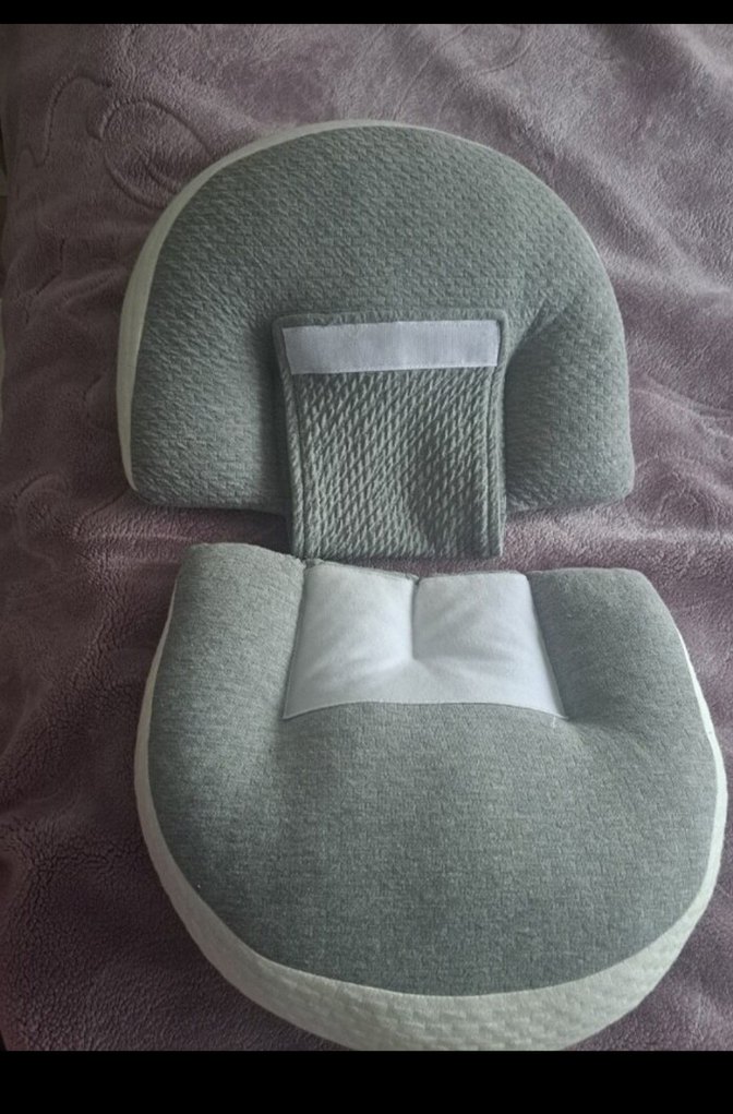 Gri Emzirme ve Hamilelik Destek Yastığı - Görsel 5