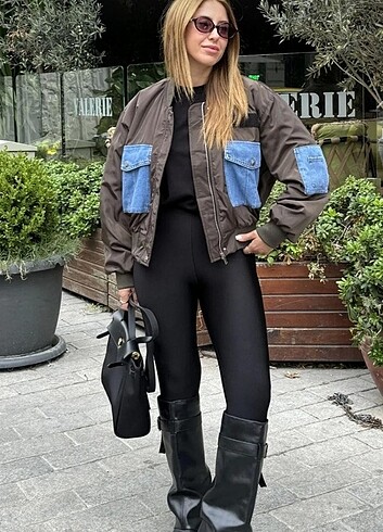 s Beden haki Renk Zara bomber ceket