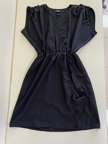 H&M SİYAH KISA ELBİSE