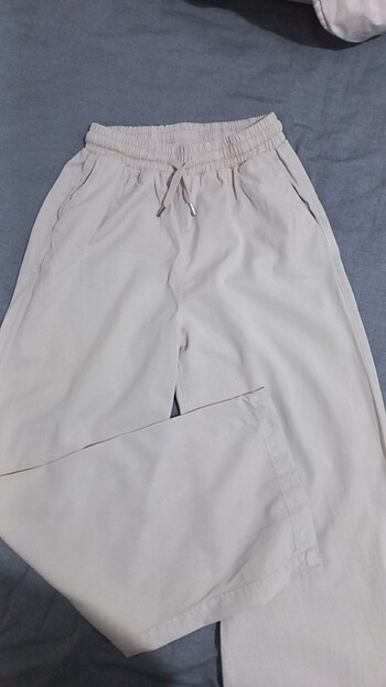 Keten karışımlı pantolon