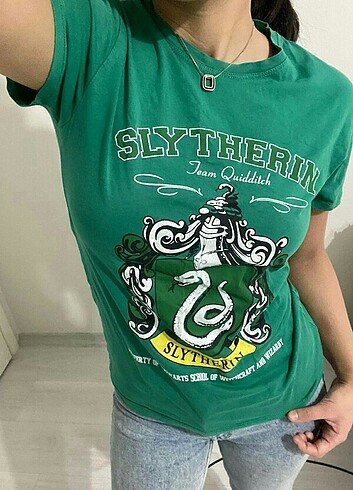 Köstebek Harry Potter Slytherin Tişört