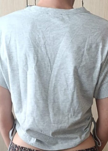 Örgü Motifli Tişört - Görsel 2