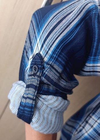 Colin's Ekoseli Mavi Gömlek - Görsel 3