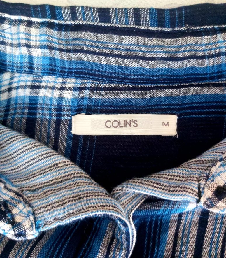 Colin's Ekoseli Mavi Gömlek - Görsel 4