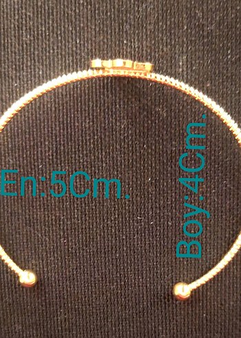 Cam Nazar ve Sarı Metal Bileklik - Görsel 7