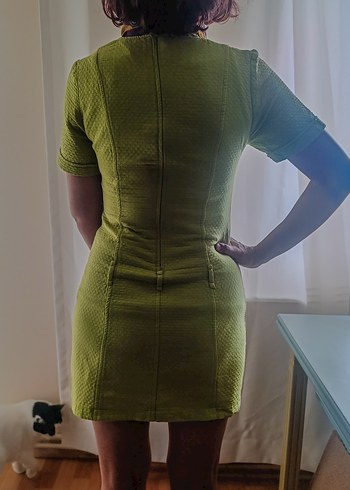 Aktar Günlük Yeşil Elbise - Görsel 2