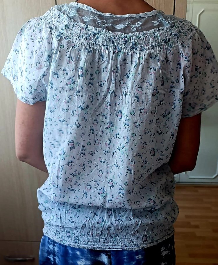 Xside Çiçek Desenli Dantelli Bluz - Görsel 2