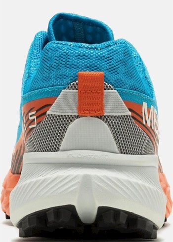 Merrell Turuncu-Turkuaz Bağcıklı Erkek Spor Koşu Ayakkabı - Görsel 4