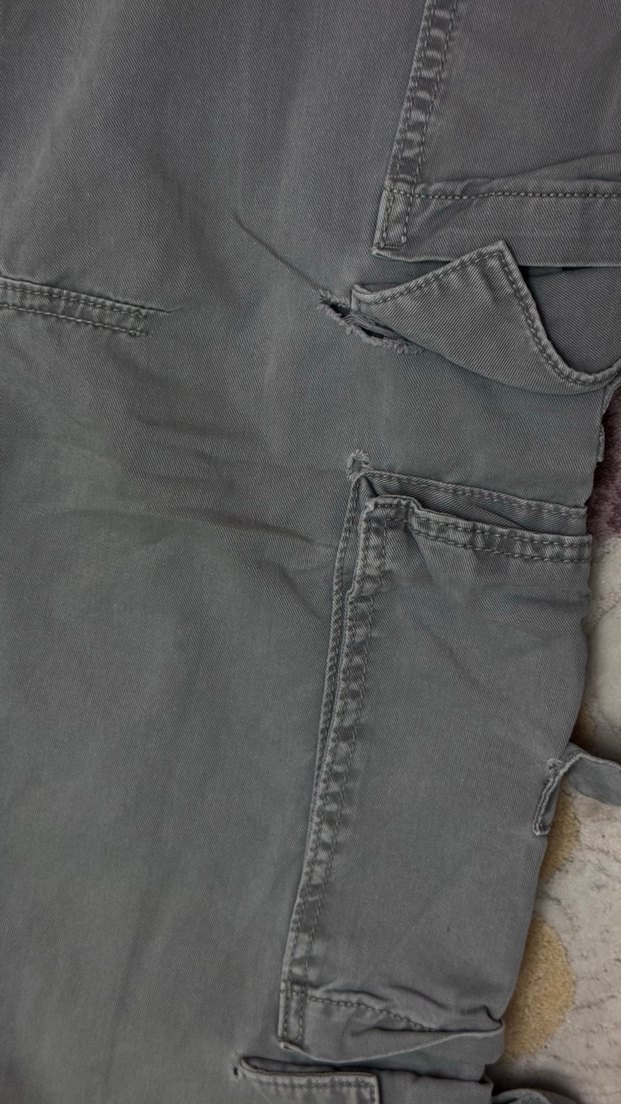 Gri kargo pantolon - Görsel 2