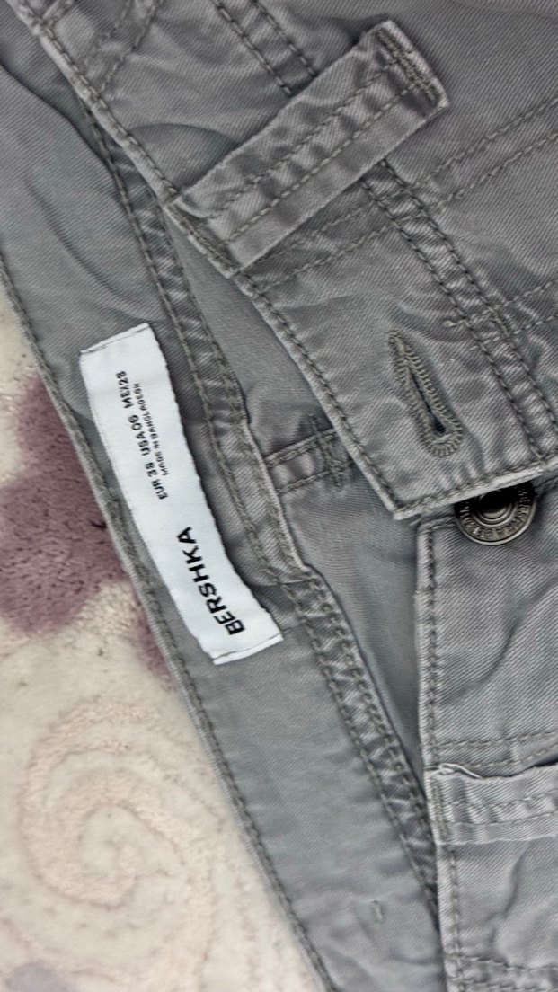 Gri kargo pantolon - Görsel 4