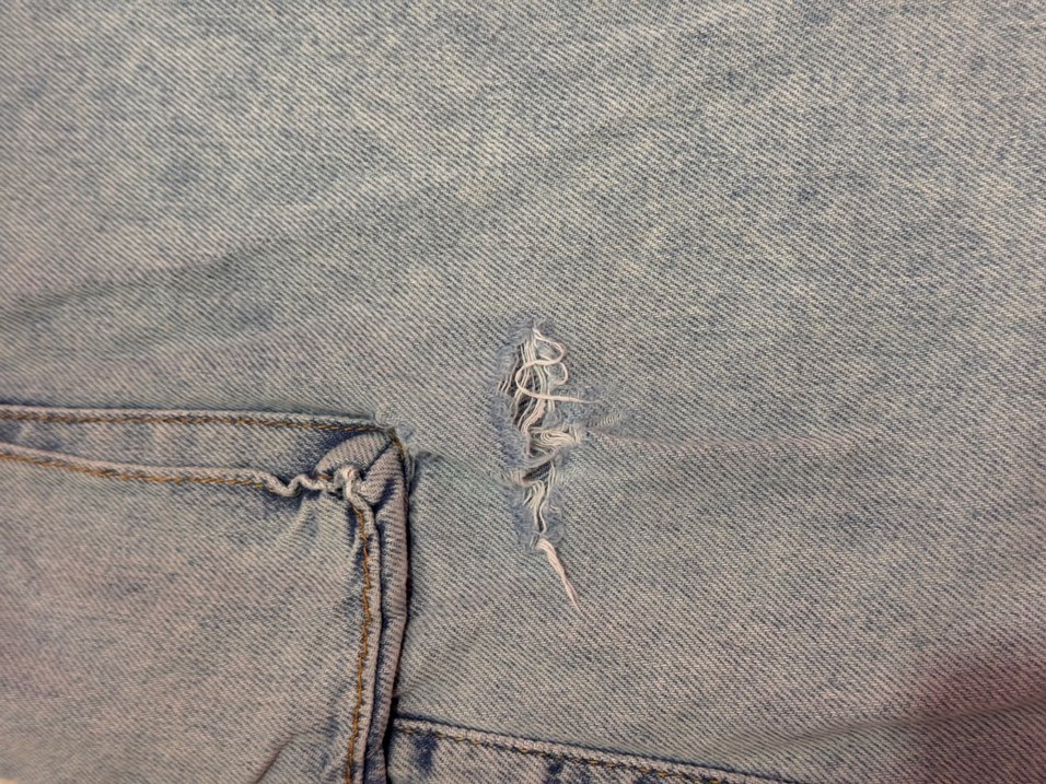 Gevşek Kesim Midi Mavi Kot Pantolon - Görsel 3